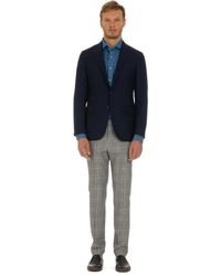 Caruso - Kostuums ,Blauw ,Wol Lq Parma Jacket - Lyst