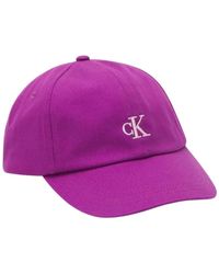 Calvin Klein Monogram baseball cap - Viola