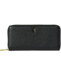 Trussardi - Cameo Zip-Around Portemonnee - Lyst