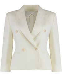 Max Mara - Dorico Double-Breasted Blazer - Lyst