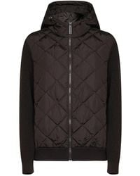 Canada Goose - Jassen ,Bruin ,Leer Hy Bridge Quilted Knit Hoody - Lyst