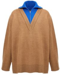 Jil Sander - Half Zip Sweater - Lyst