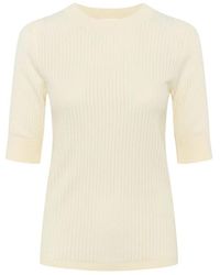 Soaked In Luxury - Round-Neck Knitwear - Lyst