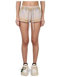 Off-White c/o Virgil Abloh - Laundry Shorts Met Trekkoord - Lyst