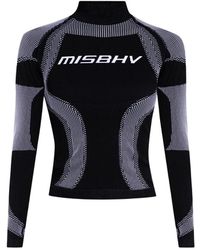 MISBHV - Top a maniche lunghe sport active classic - Lyst