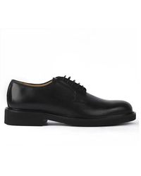 Exton - Schoenen ,Zwart ,Leer Lage Hak Leren Derby Schoen - Lyst