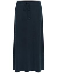 Part Two - Falda con cintura elástica azul marino oscuro - Lyst