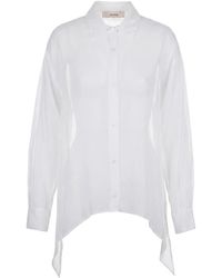 Jucca - Overhemden ,Wit ,Katoen Camicia Colletto Classico - Lyst