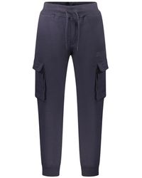 Guess - Broeken ,Blauw ,Sportbroeken - Lyst