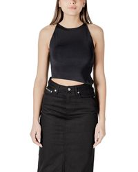 Calvin Klein - Sleeveless Tops - Lyst