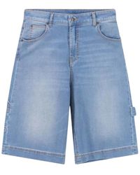 8pm - Cancun Denim Shorts - Lyst