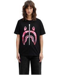 A Bathing Ape - Camo Shark T-Shirt - Lyst