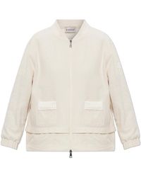 Moncler - Truien & Vesten ,Katoen Cardigan Met Een Mix Van Materialen - Lyst