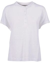 Kangra - Tops ,Wit ,Linnen Serafino - Lyst