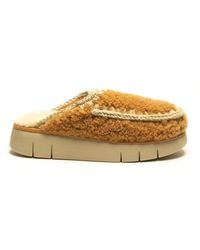 Mou Pantoffels - - Dames - Metallic