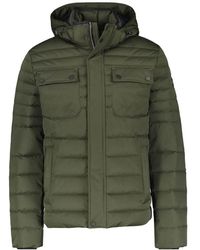 Lerros - Field Jacket Mit Kapuze Und Stehkragen - Lyst
