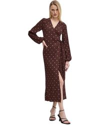 Never Fully Dressed - Plissé Wikkeljurk - Lyst