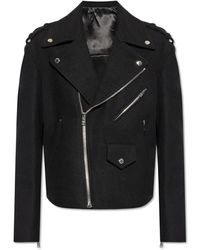 Balmain - Jackets > leather jackets - Lyst