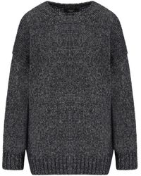 Weekend by Maxmara - Truien & Vesten ,Grijs ,Wol Furetto Jumper - Lyst