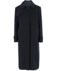 Tagliatore - Jassen ,Blauw ,Kasjmier Cashmere Jas - Lyst