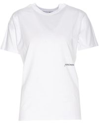 hinnominate - Magliette bianca in jersey con stampa frontale - Lyst