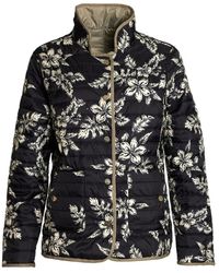 Danwear - Jassen ,Veelkleurig ,Polyester Omkeerbare Gewatteerde Jas Illona Sand - Lyst