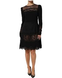 Dolce & Gabbana - Jurk Met Pand Van Kant - Lyst