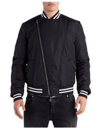 Balmain - Jassen ,Zwart ,Polyester Bomberjack - Lyst