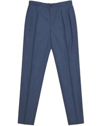 BOSS - Broeken ,Blauw ,Wol P-Phil C 262 Broek - Lyst