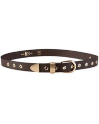 Luisa Cerano - Studded Leather Belt - Lyst