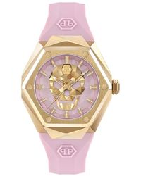 Philipp Plein - Accessoires ,Roze ,Skull Dial Watch - Lyst