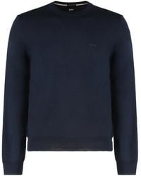 HUGO - Round-Neck Knitwear - Lyst