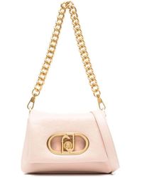 Liu Jo - Rosa foldover kettenbeutel,rosa schultertasche für frauen - Lyst