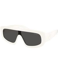 Prada - Accessoires ,Wit ,Pr D10S Zonnebril - Lyst