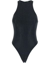 VENUJA - Tops ,Zwart ,Racerback High-Cut One-Piece - Lyst