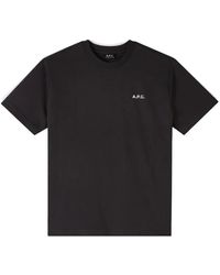 A.P.C. - Logo t-shirt - weiß - Lyst