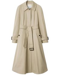 Burberry - Gabardina Ellingham con cinturón y mangas raglán - Lyst