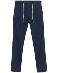 Eleventy - Baumwollhose mit kordelzug und taschen - Lyst