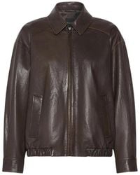 Weekend by Maxmara - Leather Jackets - Lyst