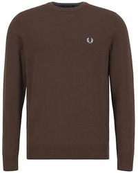 Fred Perry - Round-Neck Knitwear - Lyst