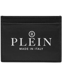 Philipp Plein - Accessoires ,Zwart ,Leer Creditcards Houder Iconic - Lyst