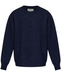 Studio Nicholson - Truien & Vesten ,Blauw ,Moray Crew Neck Sweater - Lyst