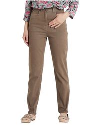 Missoni - Broeken ,Bruin ,Katoen Jeans Vita Alta - Lyst
