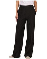 Jansen Amsterdam - Elegante Graue Melange Weite Hose - Lyst
