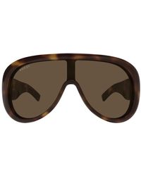 Gucci - Zonnebril Gg2164 S 002 Bruin/bruin Dames - Lyst