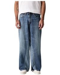 Levi's - Jeans ,Blauw ,Denim Baggy Wijde Jeans - Lyst