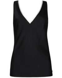 Calvin Klein - Satin Tech Top Für Frauen - Lyst