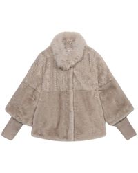 Oltre - Faux Fur & Shearling Jackets - Lyst