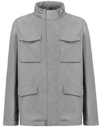 People Of Shibuya - Camouflage baumwolljacke stehkragen kapuze - Lyst