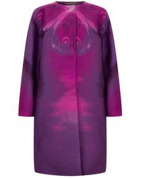 Alberta Ferretti - Single-Breasted Coats - Lyst